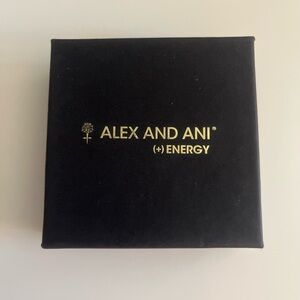 🗽Alex and Ani (+) Energy Black Gift Box + Black Velvet Dust Pouch